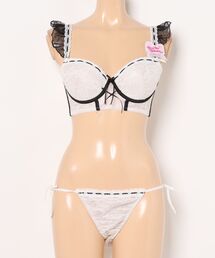 Absorle（アブソール）の「スウィートアイドル　ブラ&ショーツセット（ブラ&ショーツ）」