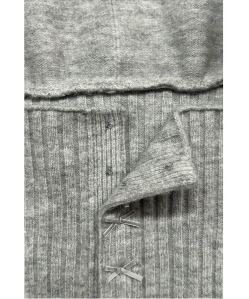 HONEY MI HONEY（ハニーミーハニー）の「bolero corset cardigan（カーディガン/ボレロ・レディース・オフホワイト/ブラック・FREE）」の15枚目の写真