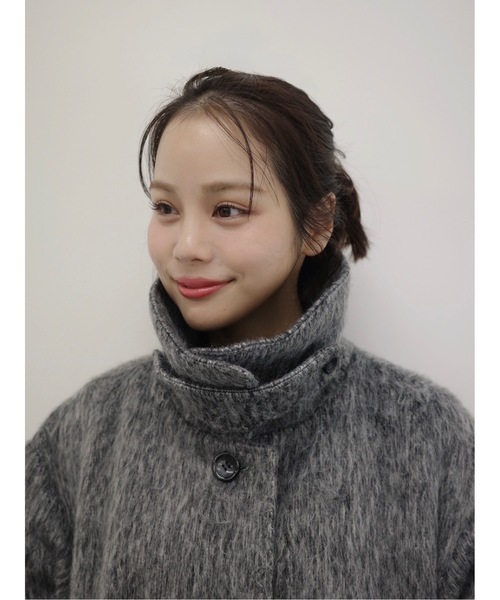 JUMELLE（ジュメロ）の「シャギー2wayコート（チェスターコート・レディース・グレー・MEDIUM）」の10枚目の写真
