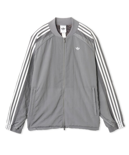 adidas(アディダス)の「adidas ADILENIUM 5.0 TRACK TOP / アディダス アディレニウム シーズン 5 トラックトップ(ナイロンジャケット・メンズ・グレー・S/M/L/XL/XXL)」の8枚目の写真
