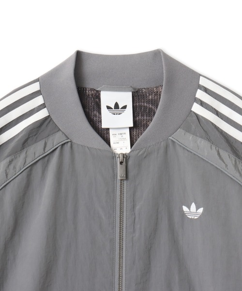 adidas(アディダス)の「adidas ADILENIUM 5.0 TRACK TOP / アディダス アディレニウム シーズン 5 トラックトップ(ナイロンジャケット・メンズ・グレー・S/M/L/XL/XXL)」の9枚目の写真