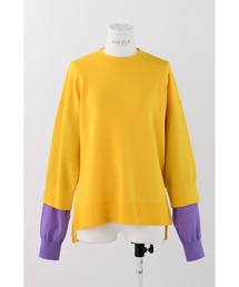 ENFOLD | レイヤードニットプルオーバー(ニット/セーター)