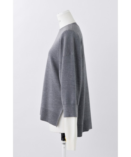 ENFOLD（エンフォルド）の「レイヤードニットプルオーバー（ニット/セーター・レディース・イエロー/杢グレー/ダークネイビー・38）」の14枚目の写真