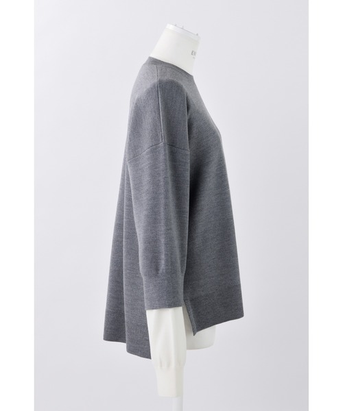 ENFOLD（エンフォルド）の「レイヤードニットプルオーバー（ニット/セーター・レディース・イエロー/杢グレー/ダークネイビー・38）」の16枚目の写真