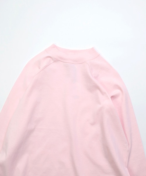 D.M.G.（ドミンゴ）の「[D.M.G / ディーエムジー] BD天竺 ラグランロングTシャツ（Tシャツ/カットソー・レディース・桜/ライム・FREE）」の16枚目の写真