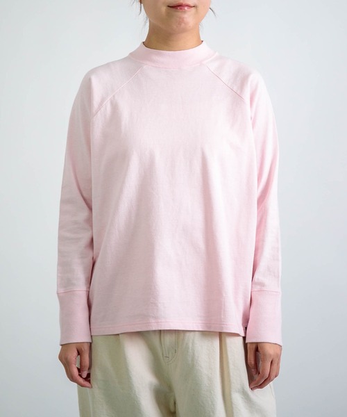 D.M.G.（ドミンゴ）の「[D.M.G / ディーエムジー] BD天竺 ラグランロングTシャツ（Tシャツ/カットソー・レディース・桜/ライム・FREE）」の18枚目の写真