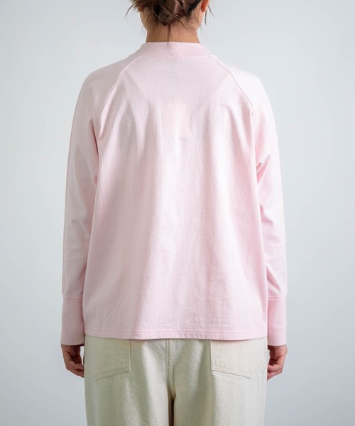 D.M.G.（ドミンゴ）の「[D.M.G / ディーエムジー] BD天竺 ラグランロングTシャツ（Tシャツ/カットソー・レディース・桜/ライム・FREE）」の13枚目の写真