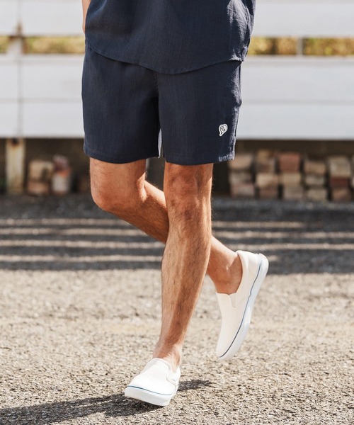 1minute 1second(ワンミニットワンセカンド)の「mp14367-linen like shorts ショートパンツ(1M26H170)(その他パンツ・メンズ・ブラック/ネイビー/ホワイト・S/M/L/XL)」の10枚目の写真