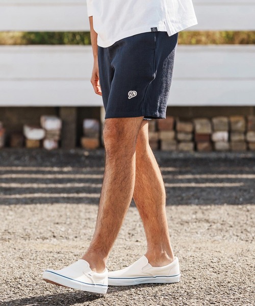 1minute 1second(ワンミニットワンセカンド)の「mp14367-linen like shorts ショートパンツ(1M26H170)(その他パンツ・メンズ・ブラック/ネイビー/ホワイト・S/M/L/XL)」の12枚目の写真