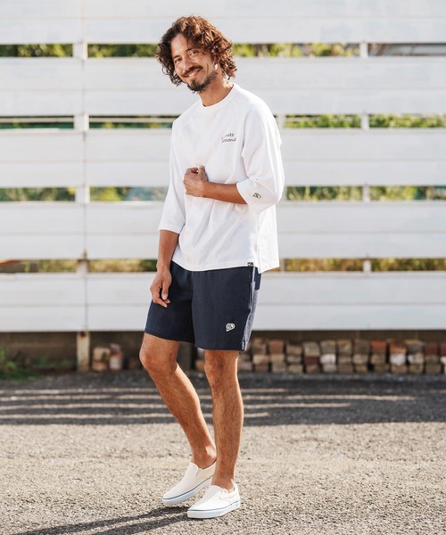 1minute 1second(ワンミニットワンセカンド)の「mp14367-linen like shorts ショートパンツ(1M26H170)(その他パンツ・メンズ・ブラック/ネイビー/ホワイト・S/M/L/XL)」の14枚目の写真