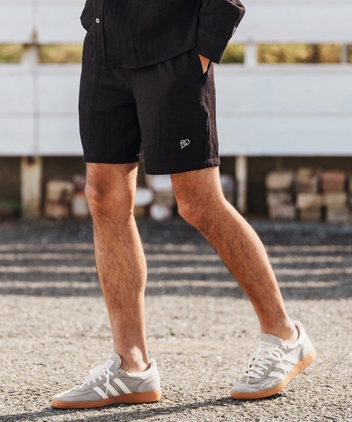 1minute 1second(ワンミニットワンセカンド)の「mp14367-linen like shorts ショートパンツ(1M26H170)(その他パンツ・メンズ・ブラック/ネイビー/ホワイト・S/M/L/XL)」の18枚目の写真