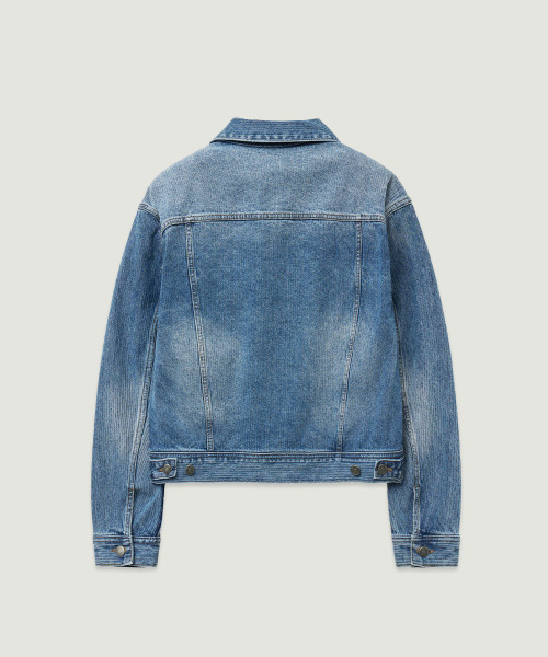LMOOD（エルムード）の「ケインデニムトラッカージャケットウォッシュドブルー（デニムジャケット・メンズ・その他・44/46/48）」の2枚目の写真
