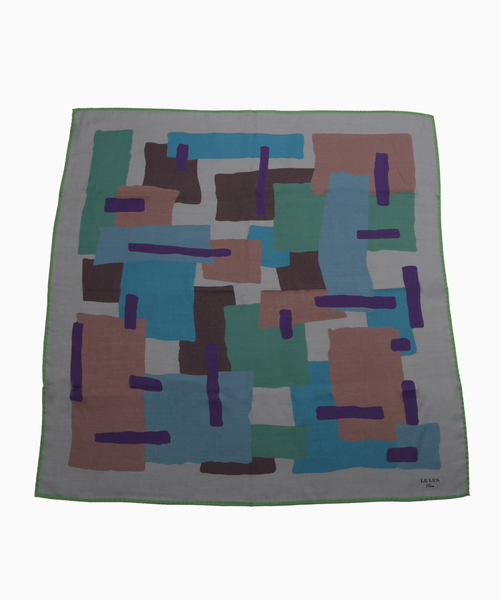 EDIFICE(エディフィス)の「LE LYS(ルリス) Wool Silk Carre'90 "ART"(バンダナ/スカーフ・メンズ・その他1/その他18・FREE)」の3枚目の写真