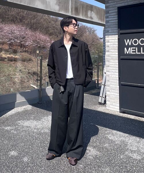 KICHUL(キチョル)の「Minimal crop jacket (charcoal)(その他アウター・メンズ・その他・SMALL/MEDIUM/LARGE)」の6枚目の写真