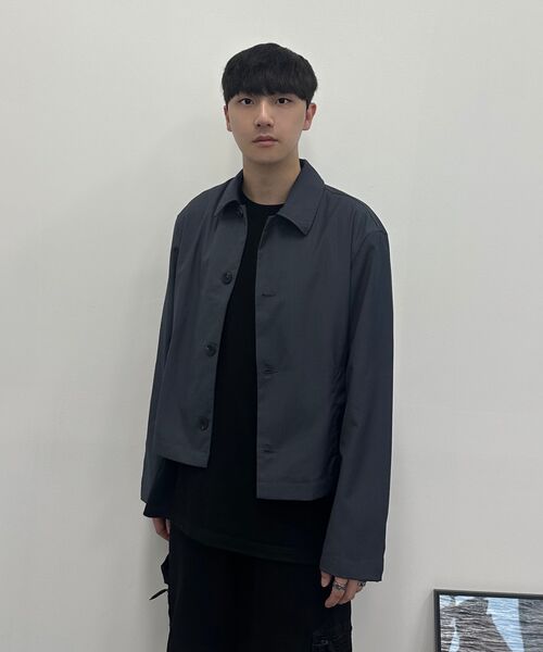 KICHUL(キチョル)の「Minimal crop jacket (charcoal)(その他アウター・メンズ・その他・SMALL/MEDIUM/LARGE)」の3枚目の写真