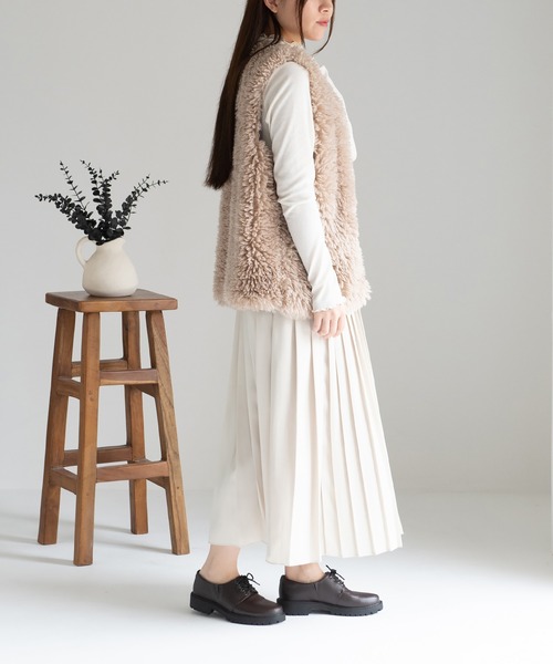 JELLY BEANS（ジェリービーンズ）の「トラックソールレースアップマニッシュシューズ(211-59363)JELLY BEANS(ジェリービーンズ)（ドレスシューズ・レディース・グレイッシュベージュ/ダークブラウン/ブラック・LL/S/M/L）」の8枚目の写真