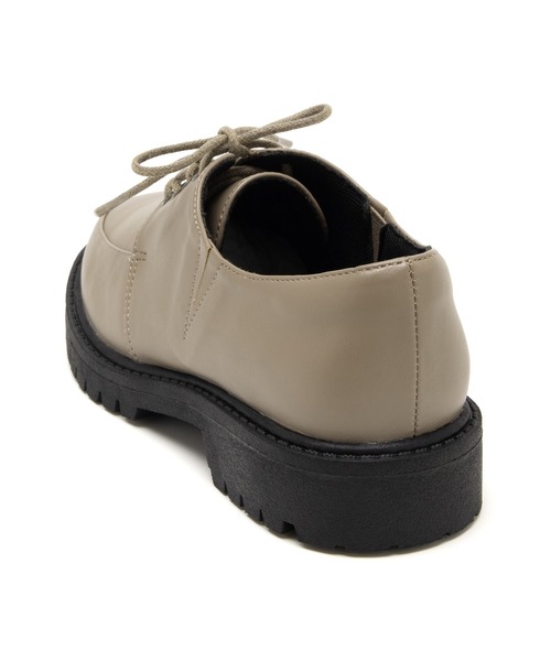 JELLY BEANS（ジェリービーンズ）の「トラックソールレースアップマニッシュシューズ(211-59363)JELLY BEANS(ジェリービーンズ)（ドレスシューズ・レディース・グレイッシュベージュ/ダークブラウン/ブラック・LL/S/M/L）」の18枚目の写真