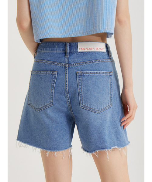 UNKNOWN PLANET(アンノウンプラネット)の「プラネットデニムショーツブルー(その他パンツ・レディース・その他・SMALL/MEDIUM/LARGE)」の5枚目の写真