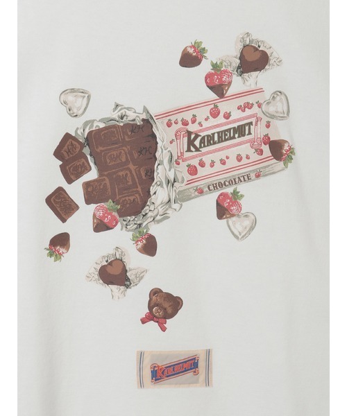 KARL HELMUT(カールヘルム)の「スウィートメモリーズプリントカットソー(Tシャツ/カットソー・メンズ・オフホワイト/グリーン/レッド/ブラック/チョコ・MEDIUM/LARGE)」の13枚目の写真