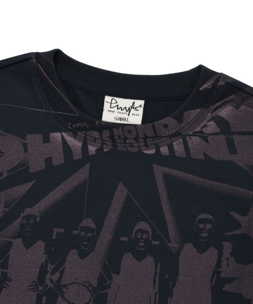 PHYSICAL DEPARTMENT(フィジカル デパートメント)の「ウィメンズカートゥーンバスケットボール半袖Tシャツネイビー(Tシャツ/カットソー・レディース・その他・MEDIUM/SMALL)」の3枚目の写真