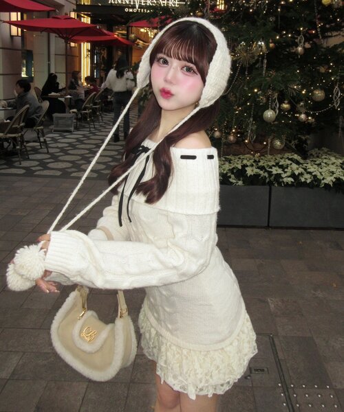 インフルエンサー企画】YUI girly cable one-piece（ワンピース