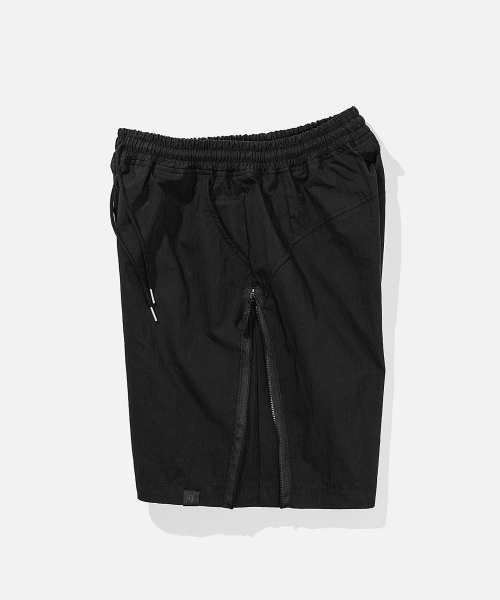 VASTIC(バスティック)の「サイドジップリンクルハーフパンツ_ブラック(その他パンツ・メンズ・その他・LARGE/MEDIUM)」の3枚目の写真