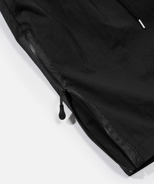 VASTIC(バスティック)の「サイドジップリンクルハーフパンツ_ブラック(その他パンツ・メンズ・その他・LARGE/MEDIUM)」の6枚目の写真