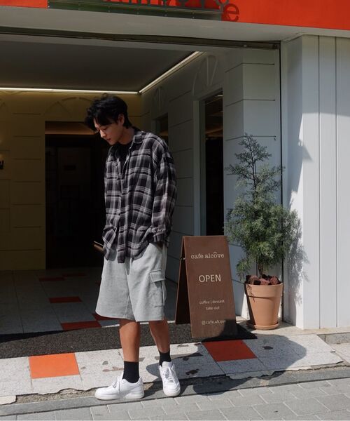 CHAMBROS（チャンブロス）の「カーゴポケットワンタックバミューダスウェットショートパンツ[グレー]（その他パンツ・レディース・その他・LARGE/MEDIUM/X-LARGE）」の9枚目の写真