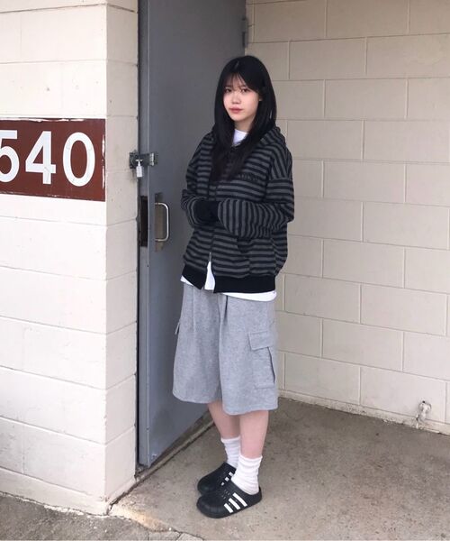CHAMBROS（チャンブロス）の「カーゴポケットワンタックバミューダスウェットショートパンツ[グレー]（その他パンツ・レディース・その他・LARGE/MEDIUM/X-LARGE）」の10枚目の写真