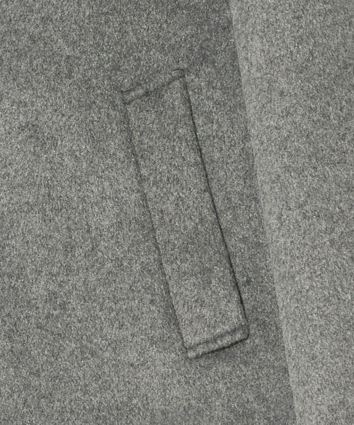 PIECEMAKER(ピースメーカー)の「HAND STITCH HOODIE MAXI WOOL COAT (GREY)(チェスターコート・レディース・その他・MEDIUM/LARGE)」の10枚目の写真