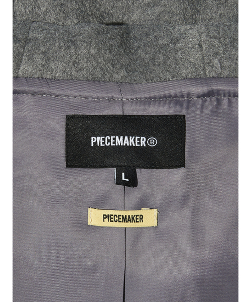 PIECEMAKER(ピースメーカー)の「HAND STITCH HOODIE MAXI WOOL COAT (GREY)(チェスターコート・レディース・その他・MEDIUM/LARGE)」の12枚目の写真