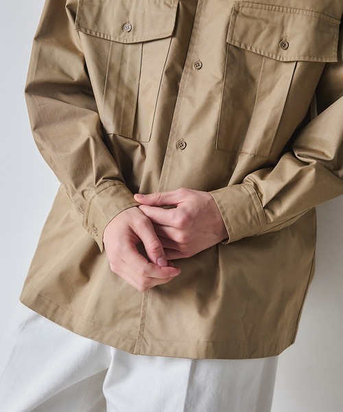NewAnce(ニュアンス)の「【NewAnce】Work Shirt Jacket / ワークシャツジャケット -オリジナルツイルシリーズ-(その他アウター・メンズ・ブラック/ベージュ・M/L)」の20枚目の写真