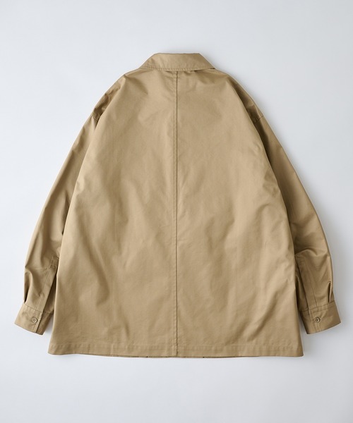 NewAnce(ニュアンス)の「【NewAnce】Work Shirt Jacket / ワークシャツジャケット -オリジナルツイルシリーズ-(その他アウター・メンズ・ブラック/ベージュ・M/L)」の5枚目の写真