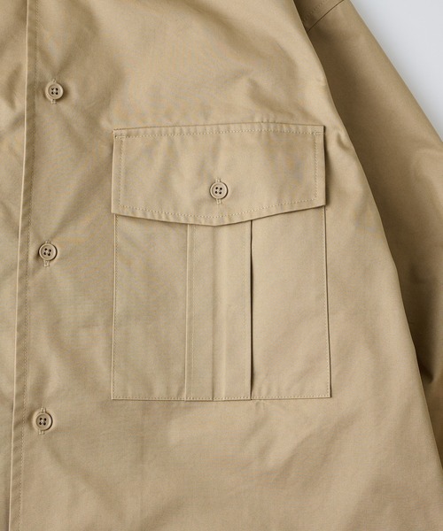 NewAnce(ニュアンス)の「【NewAnce】Work Shirt Jacket / ワークシャツジャケット -オリジナルツイルシリーズ-(その他アウター・メンズ・ブラック/ベージュ・M/L)」の7枚目の写真