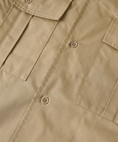 NewAnce(ニュアンス)の「【NewAnce】Work Shirt Jacket / ワークシャツジャケット -オリジナルツイルシリーズ-(その他アウター・メンズ・ブラック/ベージュ・M/L)」の8枚目の写真