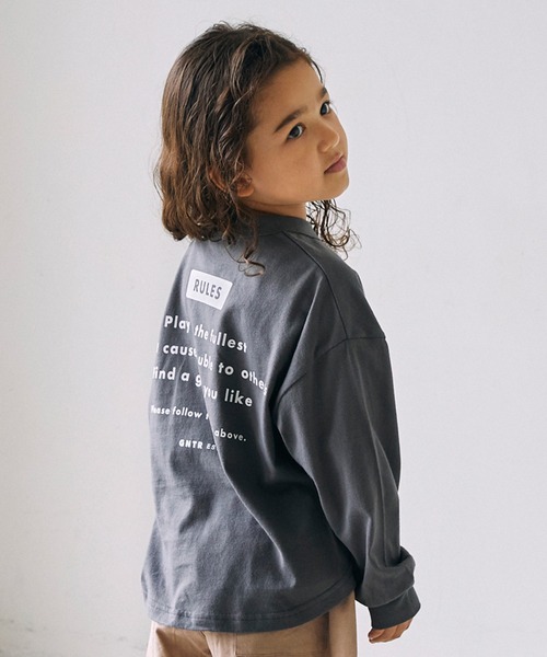 GENERATOR（ジェネレーター）の「GENERATOR/ジェネレーター AFTER L/S Tシャツ（Tシャツ/カットソー・キッズ・ホワイト/チャコールグレー/ブラック・M/L/XL）」の10枚目の写真