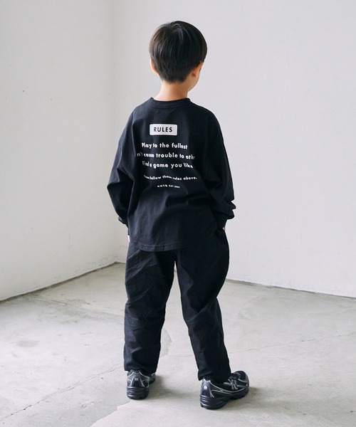GENERATOR（ジェネレーター）の「GENERATOR/ジェネレーター AFTER L/S Tシャツ（Tシャツ/カットソー・キッズ・ホワイト/チャコールグレー/ブラック・M/L/XL）」の8枚目の写真