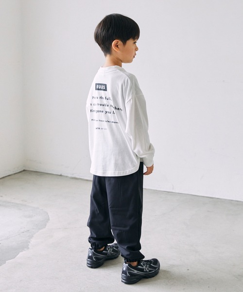 GENERATOR（ジェネレーター）の「GENERATOR/ジェネレーター AFTER L/S Tシャツ（Tシャツ/カットソー・キッズ・ホワイト/チャコールグレー/ブラック・M/L/XL）」の6枚目の写真