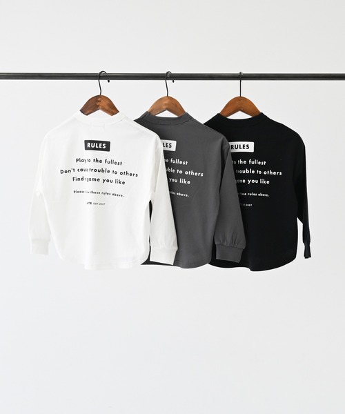 GENERATOR（ジェネレーター）の「GENERATOR/ジェネレーター AFTER L/S Tシャツ（Tシャツ/カットソー・キッズ・ホワイト/チャコールグレー/ブラック・M/L/XL）」の19枚目の写真