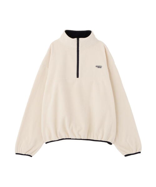 FREE'S MART（フリーズマート）の「フリースハーフジッププルオーバー（スウェット・レディース・ホワイト/レッド/グレー・FREE）」の14枚目の写真