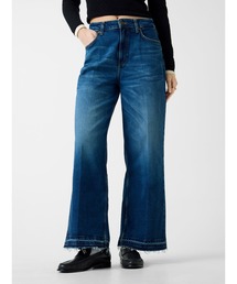 GUESS JEANS Hr Wide Leg Cropped デニムパンツ ワイドジーンズ レディース