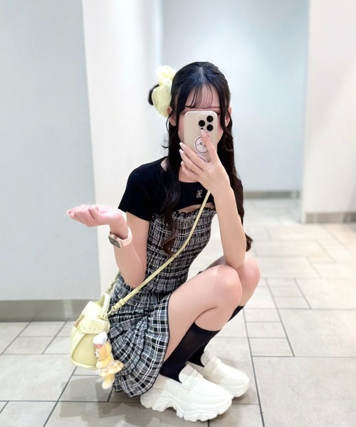 Shoes in Closet(シューズインクローゼット)の「【スエード素材/新色入荷】+6.5㎝ 軽量 厚底 ボリュームソール スニーカー ローファー 6594(ローファー・レディース・ベージュ/ブラック/ホワイト/ダークブラウン/ブラック系9/ダークブラウン系9/ダークブラウン系8/ブラック系8・S/3L/LL/L/M)」の20枚目の写真