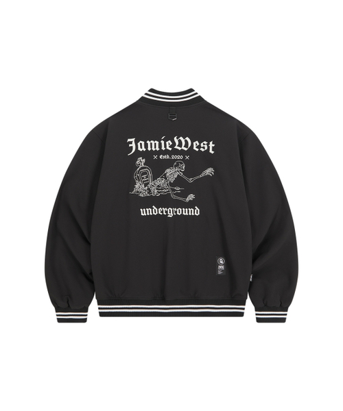 JAMIE WEST(ジェイミーウエスト)の「アンダーグラウンドスタジアムジャケット (ブラック)(スタジャン・レディース・その他・MEDIUM/LARGE/X-LARGE)」の3枚目の写真