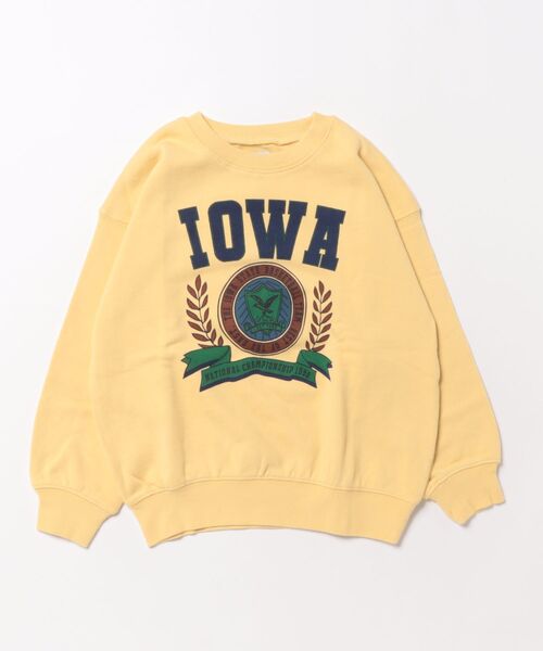 Ocean&Ground（オーシャン&グラウンド）の「IOWAｽｰﾍﾞﾆｱｽｳｪｯﾄ（スウェット・キッズ・グレー/ターコイズブルー/パープル/イエロー・80/100/110/120/90/130/140）」の4枚目の写真