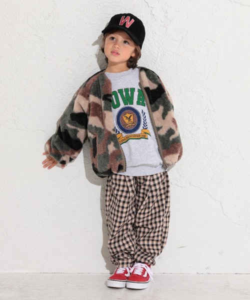 Ocean&Ground（オーシャン&グラウンド）の「IOWAｽｰﾍﾞﾆｱｽｳｪｯﾄ（スウェット・キッズ・グレー/ターコイズブルー/パープル/イエロー・80/100/110/120/90/130/140）」の8枚目の写真