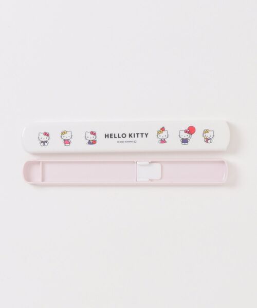 sanrio（サンリオ）の「〈SANRIO/サンリオ〉ハローキティ 引フタ箸箱セット 19.5cm お箸 ケース HS-16（カトラリー・レディース・ピンク・ONE SIZE）」の8枚目の写真