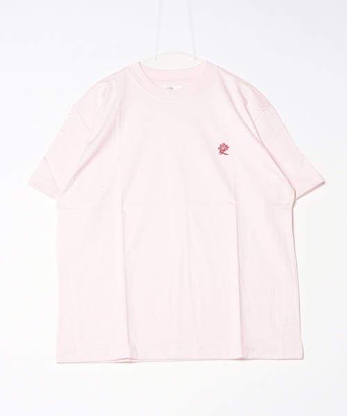 G.V.G.V.（ジーヴィージーヴィー）の「LOVE AND LIE EMBROIDERY H/S TEE【PINK】（Tシャツ/カットソー・レディース・Black/Red・ONE SIZE）」の9枚目の写真