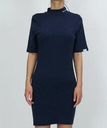 CODE I'M（コードアイエム）の「スパンフライスハーフポロミニワンピースネイビー（ワンピース）」