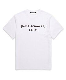 OUSE（オウズ）の「Do not dream logo oversized short sleeve t-shirt (DS016) white（Tシャツ/カットソー・メンズ）」
