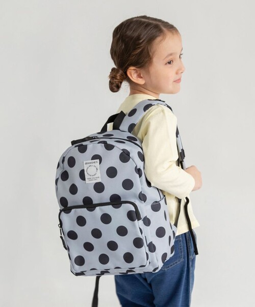 BRANSHES（ブランシェス）の「なかよしリュック（バックパック/リュック・キッズ・グレー/ネイビー/オレンジ/ブラック/アイボリー/カラフル/その他2/ラベンダー/その他1/ターコイズブルー・M）」の3枚目の写真